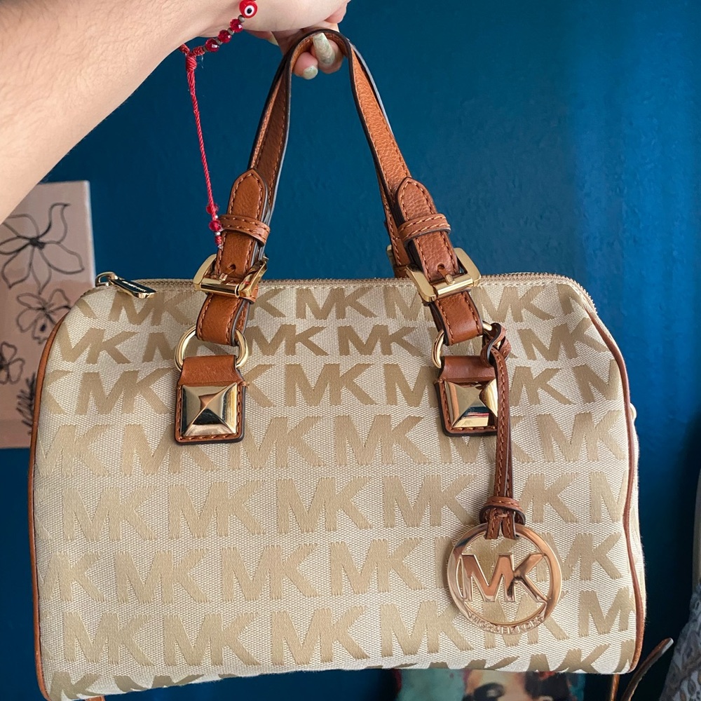 Micheal Kors brown tones purse